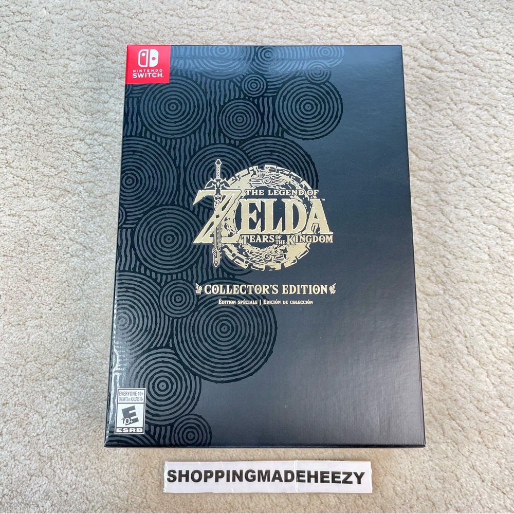 THE LEGEND OF ZELDA TEARS OF THE KINGDOM COLLECTORS EDITION Nintendo Switch NEW